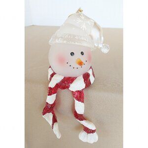 Seasons of Cannon Falls Snowman Bottle Topper Vintage Holiday Ornament Winter